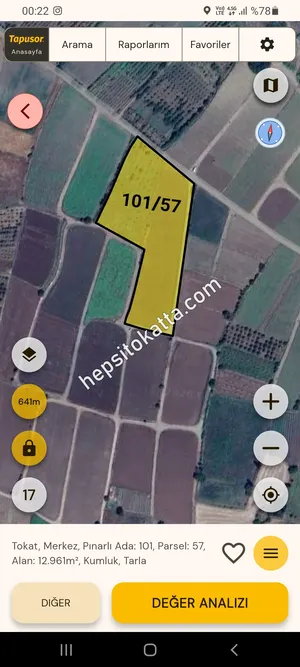 Pınarlı Köýü Satılık Tarla