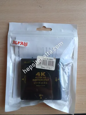 Alfais 4860 4K Ultra HD  3 Port HDMI Çoklayıcı - SIFIR 